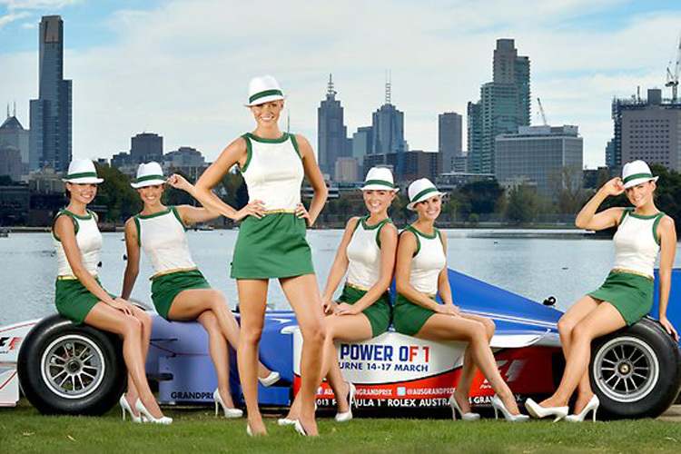 Die Rolex-Girls freuen sich auf die Gäste in Melbourne