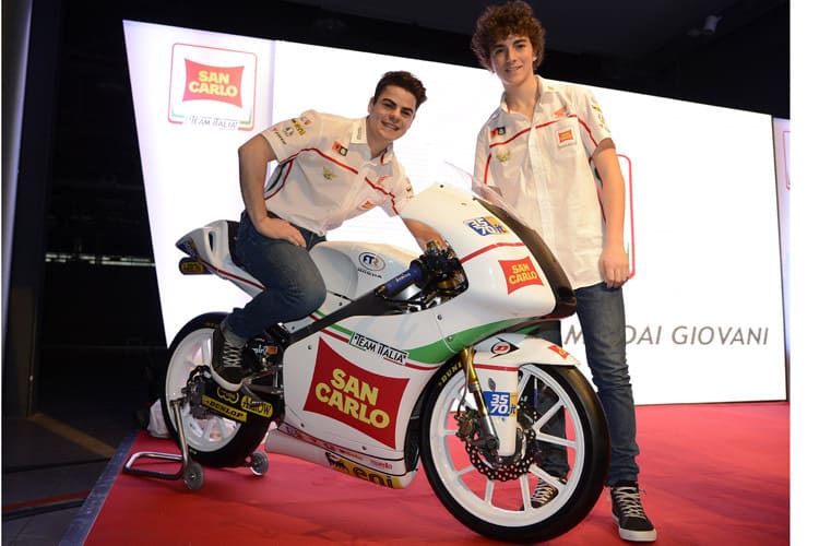 Romano Fenati und Francesco Bagnaia: Neu mit San Carlo