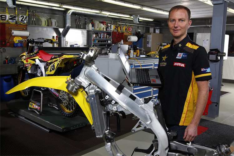 Suzuki-Techniker Roy Mathes