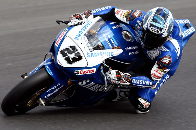 Der dreifache BSB-Champion Ryuichi Kiyonari (HM Plant Honda)