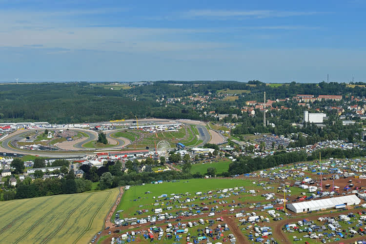 Der Sachsenring am Samstag: viele Fans