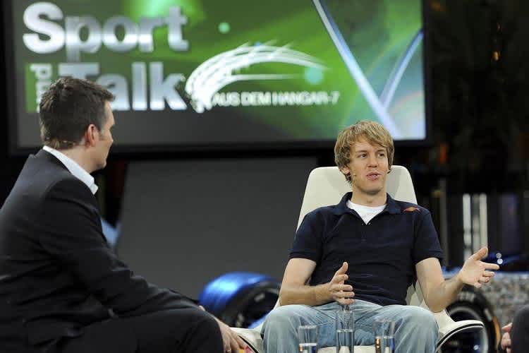 Ein gern gesehener Gast: Sebastian Vettel