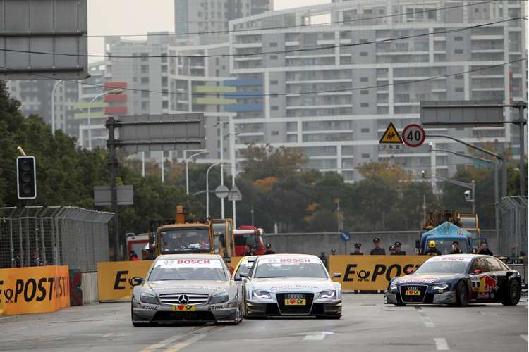 Stiess auch bei den Fahrern auf Kritik: Der Stadtkurs in Shanghai