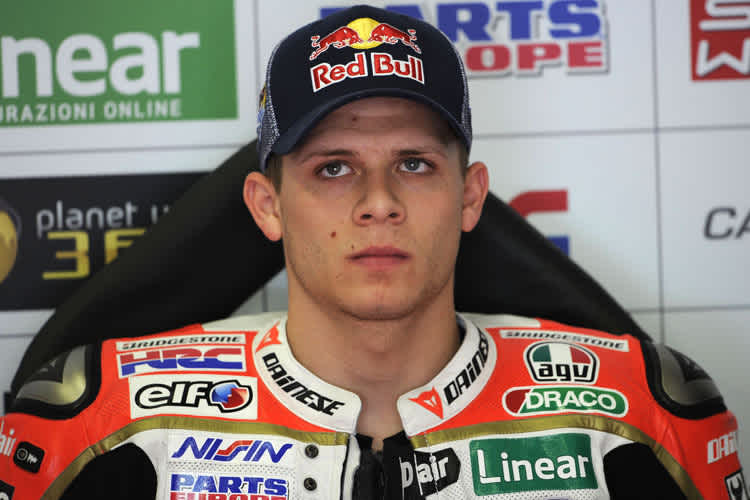 Bradl mit Pons und Kalex-Ingenieur Baumgärtel