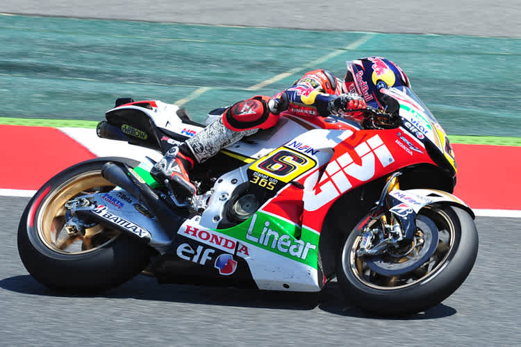 Stefan Bradl hatte in Barcelona zu kämpfen