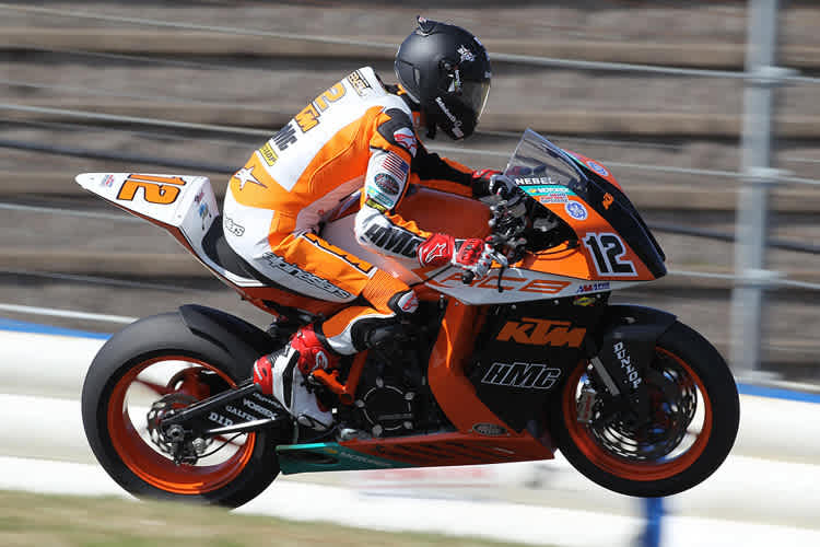 KTM-Pilot Stefan Nebel tut es nicht