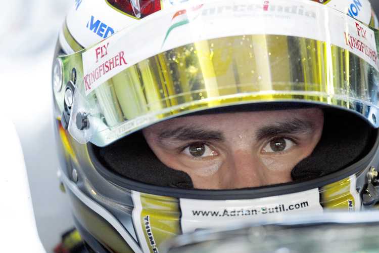 Adrian Sutil ist fokussiert, ohne zu träumen.