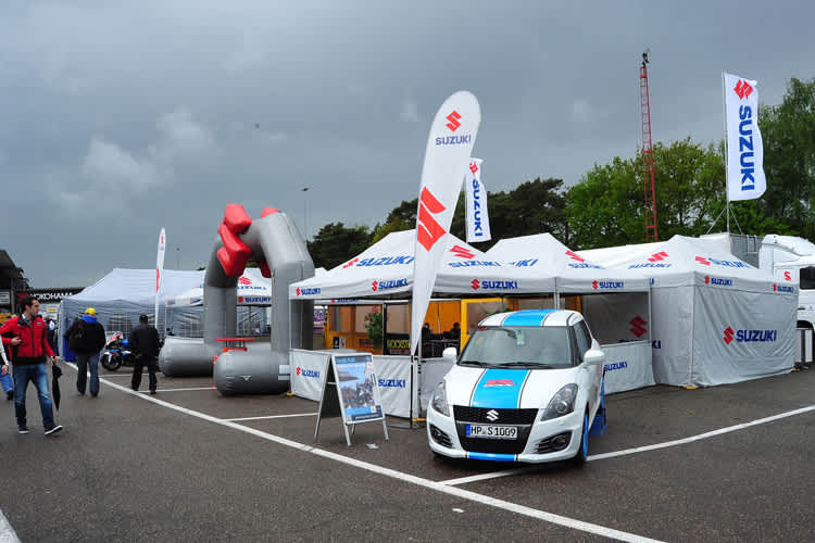 Suzuki-Party steigt in Hockenheim