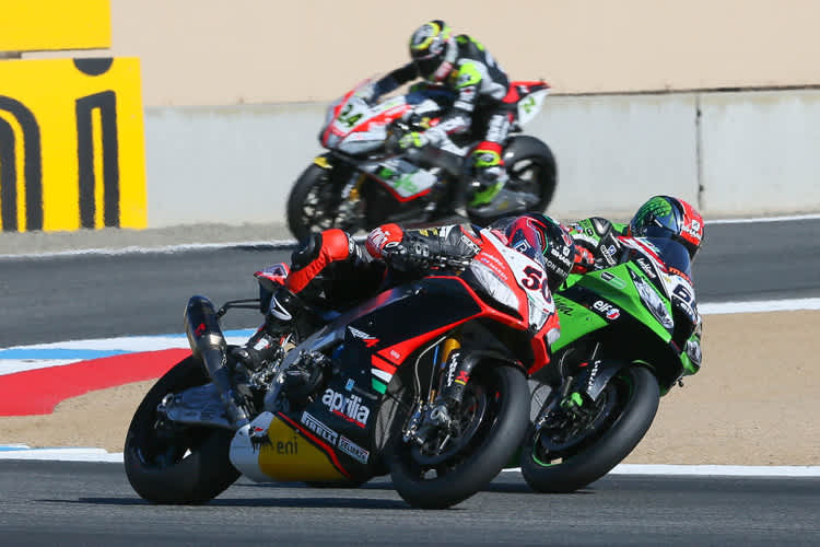 In Zweikämpfen tut sich Sylvain Guintoli (50) schwer