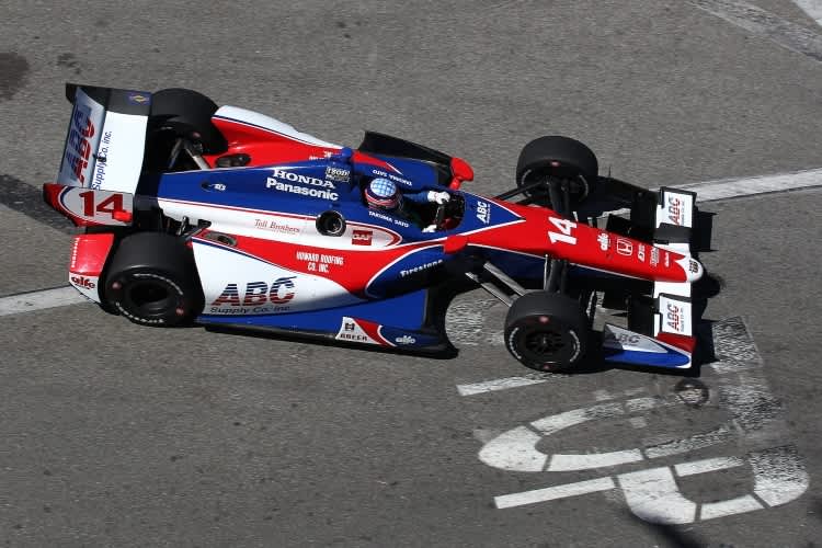 Takuma Sato überrascht in Long Beach