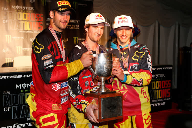 Die drei Weltmeister werden auch vom ADAC geehrt