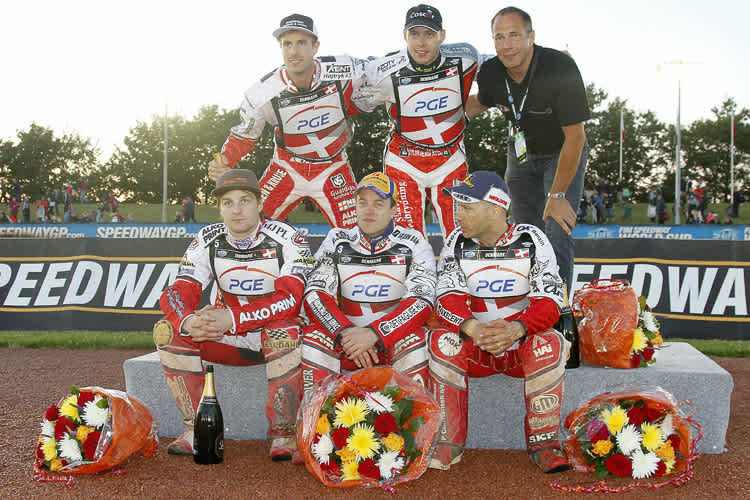 Jan Staechmann (ganz links) mit den dänischen Junioren