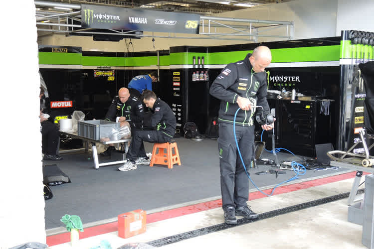 In der Tech3-Box muss alles getrocknet werden