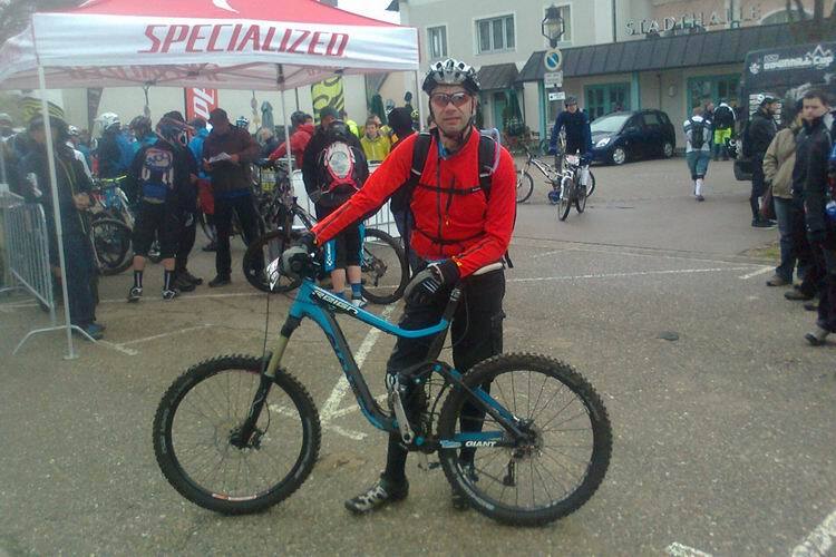 Jörg Teuchert ist immer noch sportlich unterwegs