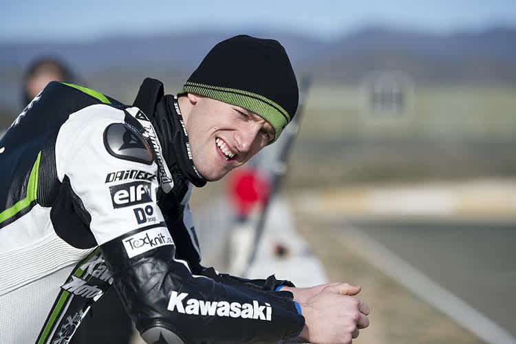 Tom Sykes beim Almeria-Test 2013