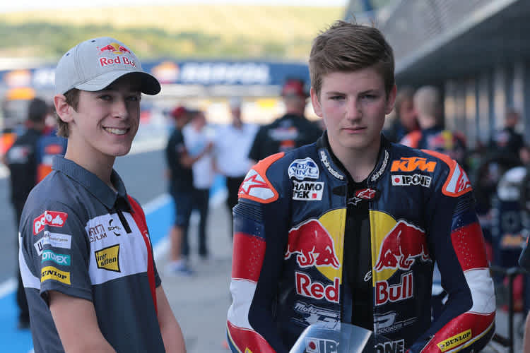 Jerez 2013: Philipp Öttl besucht Rookie Lukas Trautmann