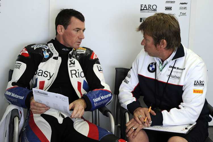 Ein bewährtes Team: Troy Corser (li.) und Tom Larsen