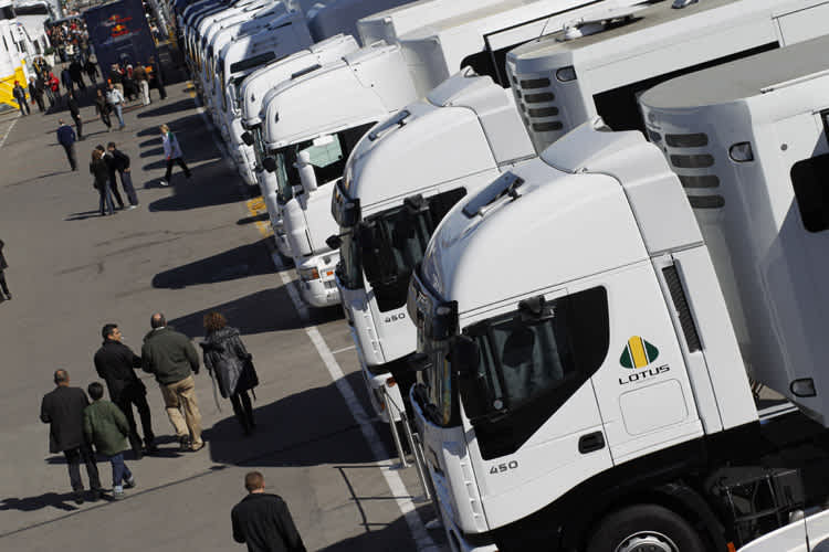 F1-Trucks wurden von Flüchtlingen genutzt