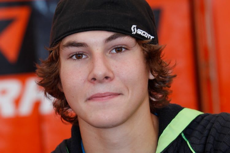 Valentin Guillod fährt 2011 in der MX2-WM