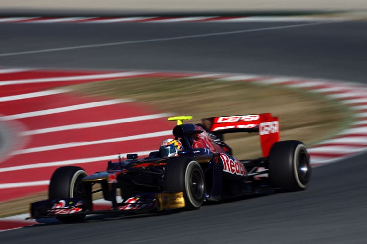 Vergne fuhr sich in Barcelona zusehends warm