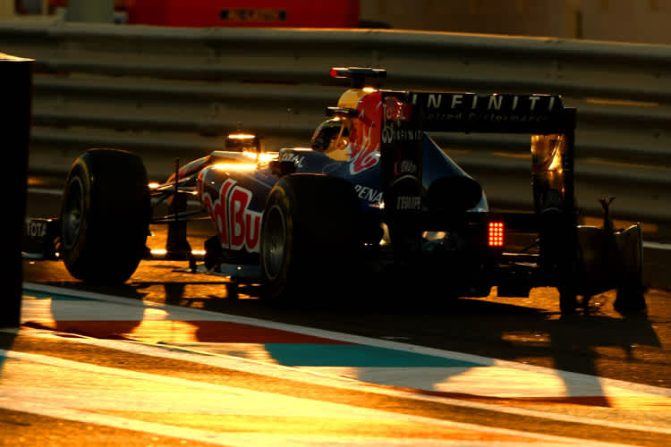 Vettel verlor die Führung nach wenigen Metern