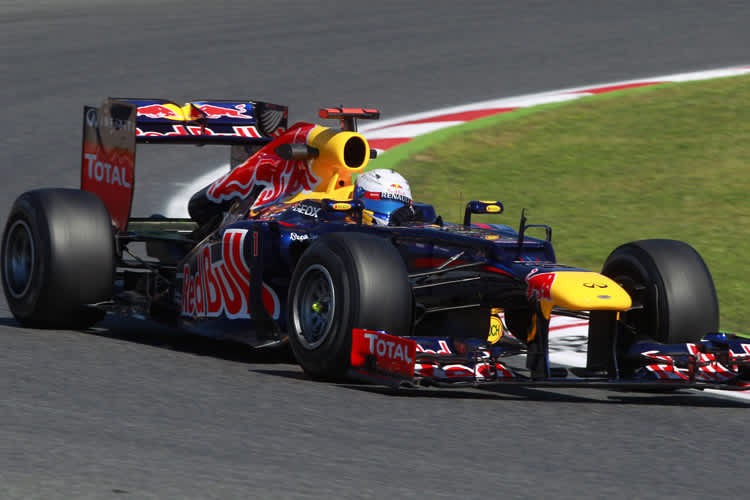 Vettel lässt das Auto rollen, das ist die Kunst