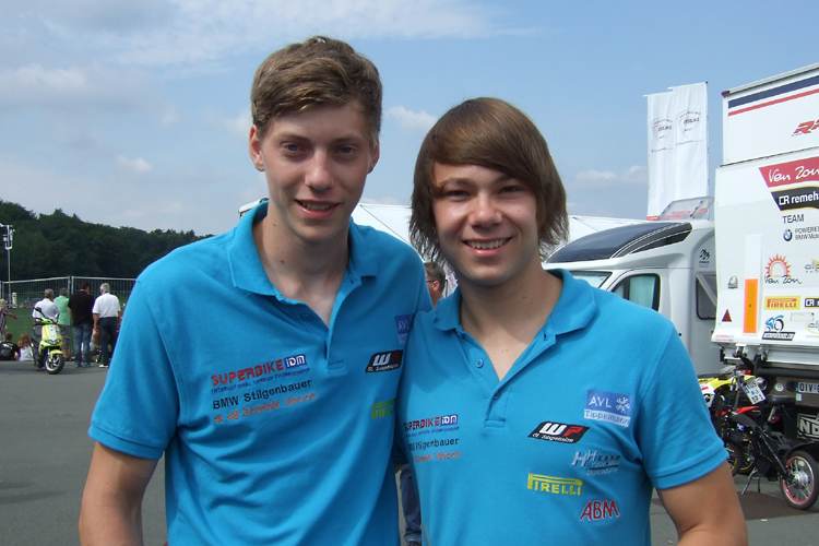 Patrick (li.) und Dominik Vincon sind gemeinsam unterwegs