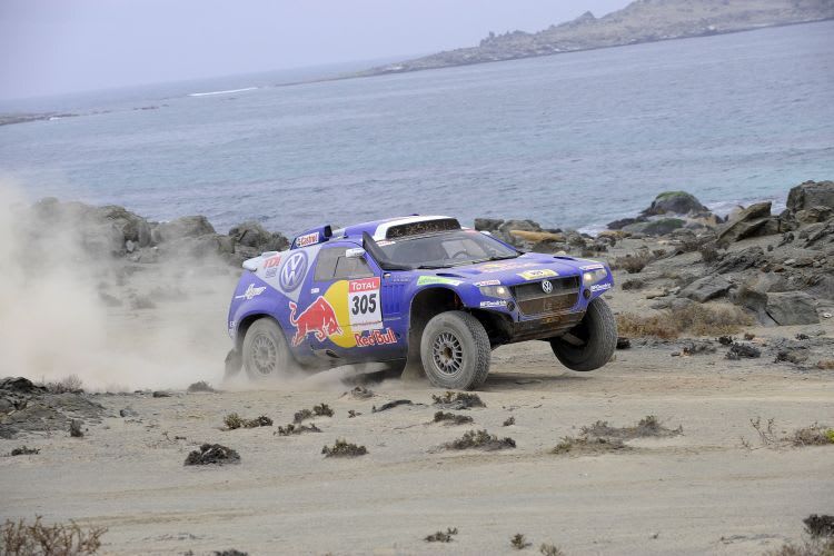 Der Sieger-Touareg 2009 am Pazifik