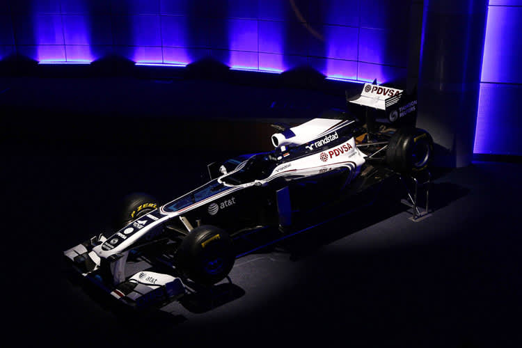 Der neue Williams FW33 in neuem Farbdesign