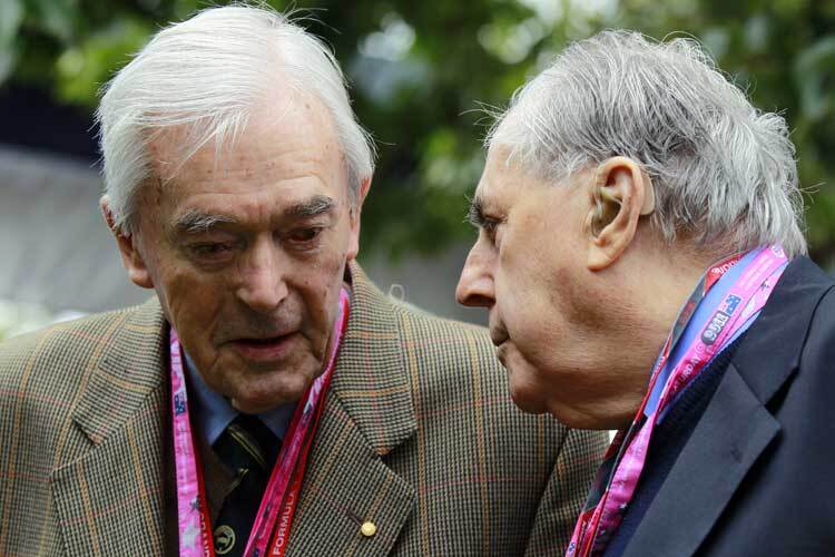 Tony Gaze 2011 mit Sir Jack Brabham