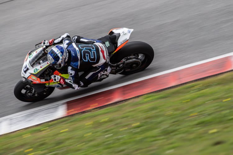 Michael Rinladi beim Portimao-Test