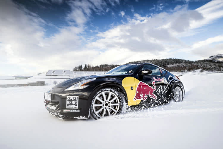 Bei den Erlebnisrunden wird ordentlich Schnee aufgewirbelt