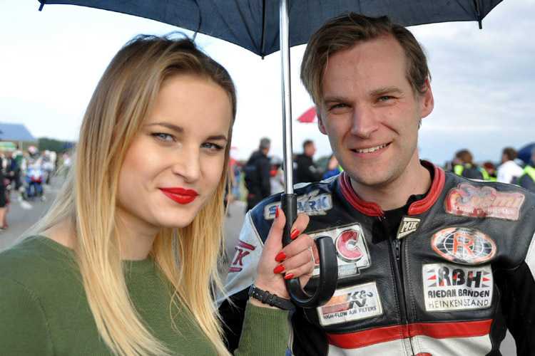 Johan Fredriks und seine Freundin Roksana 