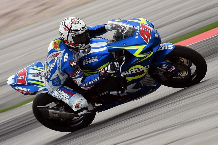 Noriyuki Haga testete die Suzuki GSX-R600 in Sepang