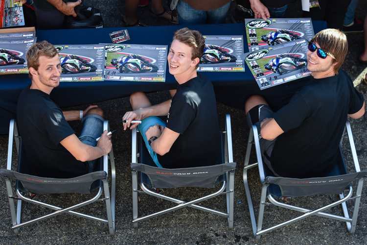 Stefan Kerschbaumer, Marco Nekvasil und Dominik Vincon (v.l.n.r.)