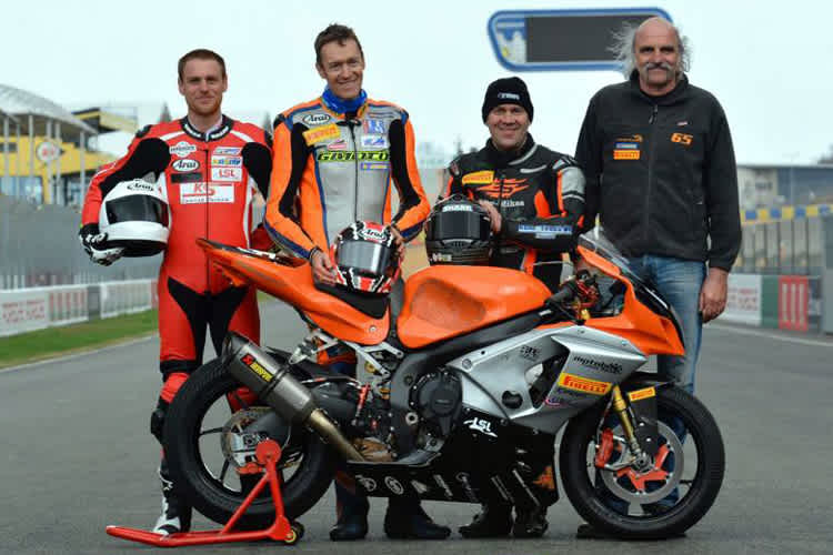 Oliver Skach, Martin Scherrer, Timo Paavilainen und Manfred Kremer (v.l.)