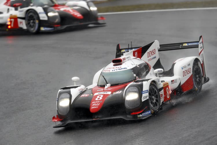 Sieger bei den 6h vin Fuji: Der Toyota TS050 Hybrid von Sébastien Buemi/Anthony Davidson/Kazuki Nakajima 