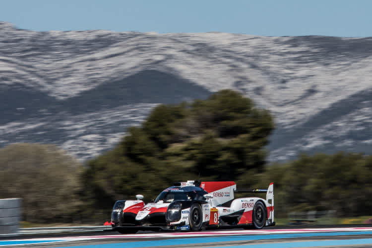Der Toyota TS050 Hybrid markierte beim Prologue der FIA WEC die Bestmarke