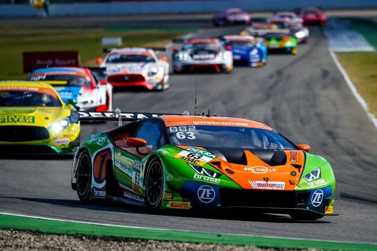 Triumph beim ADAC GT Masters in Hockenheim: Der Lamborghini Huracán GT3 von GRT