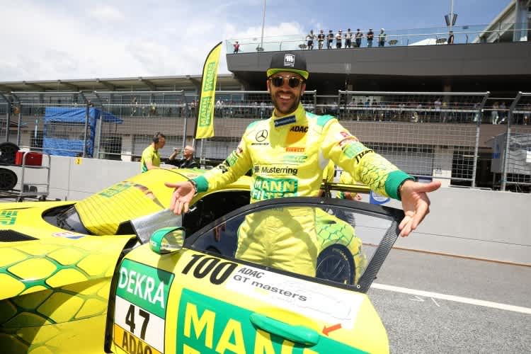 Maximilian Götz vor dem Mercedes-AMG GT3