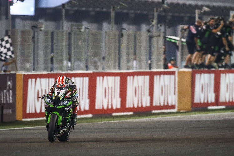Jonathan Rea zeigte in Katar eine weltmeisterliche Leistung	