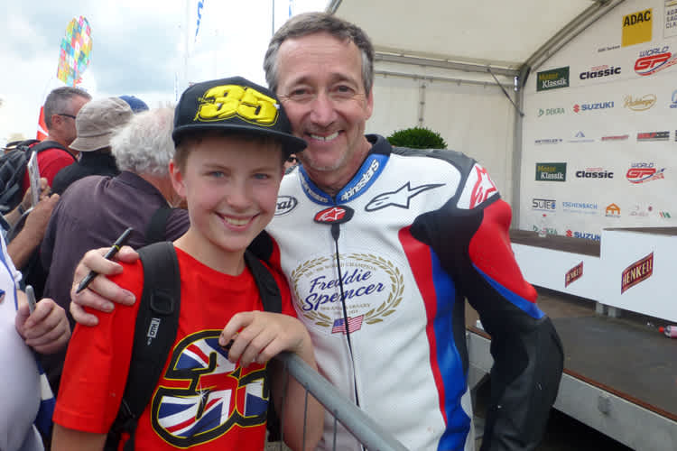 Freddie Spencer: Der Star ohne Allüren nimmt sich immer viel Zeit für seine Fans