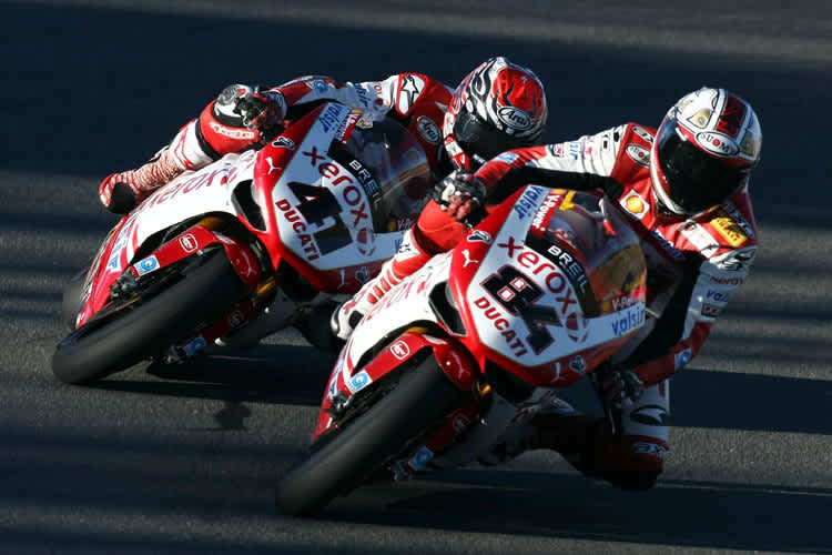 Michel Fabrizio (84) und Noriyuki Haga (41) in Kyalami 2009