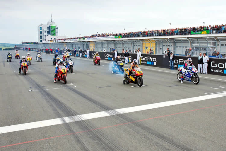 Start der World GP Bike Legenden