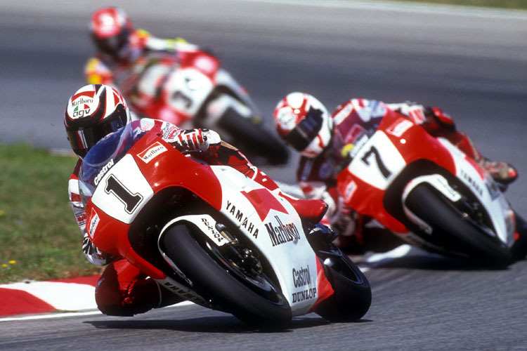 Wayne Rainey kurz vor seinem folgenschweren Unfall in Misano 1993