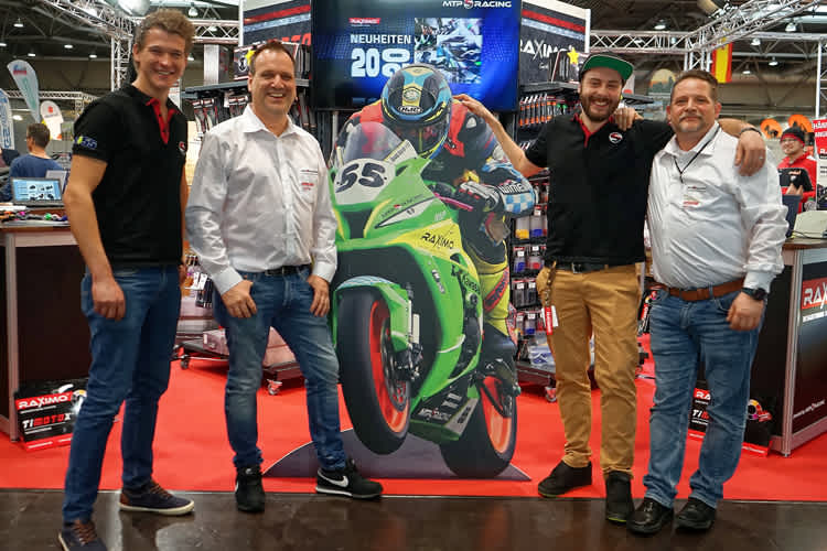 Johannes Schwimmbeck, Teamchef Willi Pötscher, David Datzer und Teamkoordinator Oliver Thoma (v.l.)