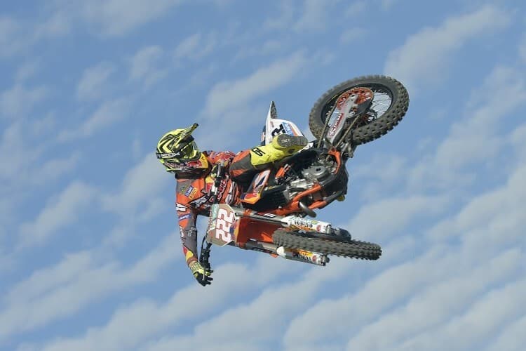Tony Cairoli greift 2015 wieder mit der KTM350 an