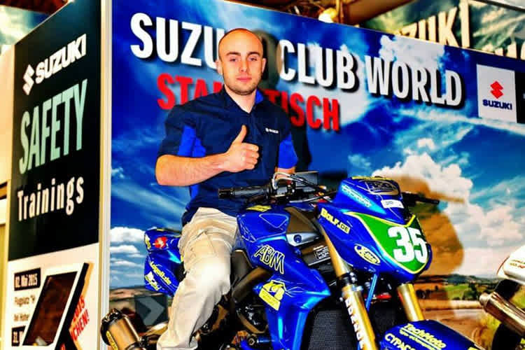 Kjel Karthin noch beim Trocken-Training