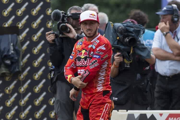 Wie muss sich Tony Cairoli erst gefühlt haben, als er auf seiner KTM gesessen hat? 