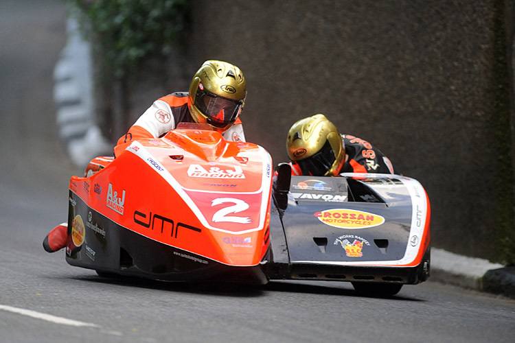 Molyneux/Sayle bei ihrem letzten gemeinsamen Auftritt bei der Tourist Trophy 2009